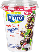 Alpro Kirsche Soja-Joghurt (Bild: VKI)