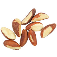 Neben Selen enthält die Paranuss viel pflanzliches Eiweiß. Sie eignet sich daher besonders gut für eine vegetarische und vegane Ernährung. (Bild: Nataly-Studio/shutterstock.com)