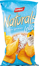 Lorenz Naturals Kartoffelchips leicht, fein gesalzen (Bild: VKI)